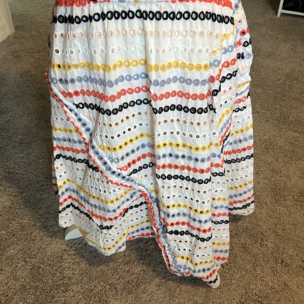 EUC Eva Franco Anthropologie Eyelet Dress - Size 8 - Picture 3 of 8
